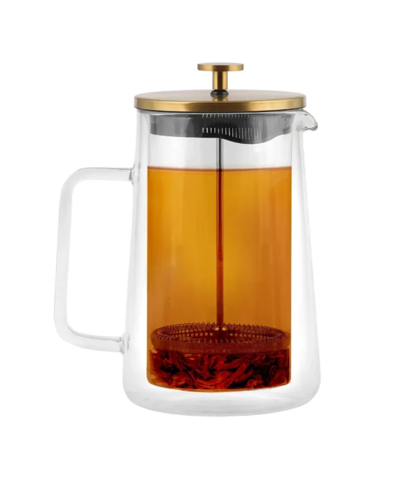 Viali Design French Press 1000 ml – gold matt - Image 2