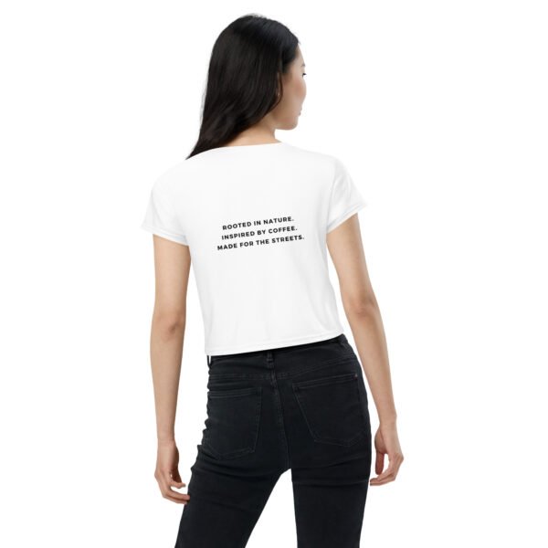 THE TRIBE – Women’s all-over print crop tee - Image 2