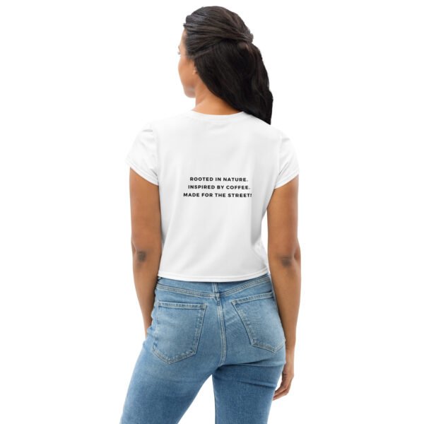 THE TRIBE – Women’s all-over print crop tee - Image 8