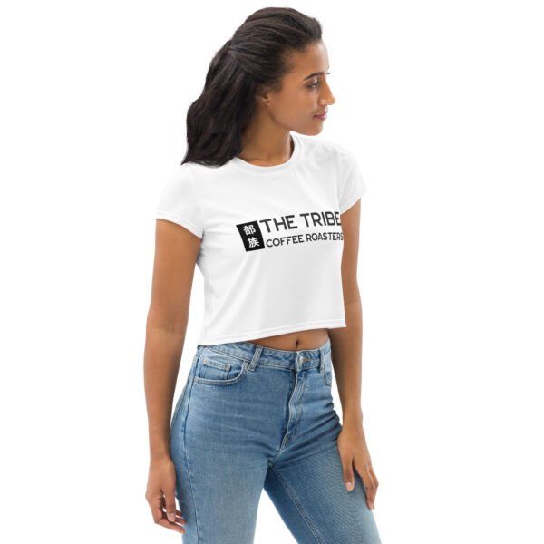 THE TRIBE – Women’s all-over print crop tee - Image 10