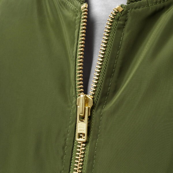DAMNATIO AD LUDUM. – Premium recycled bomber jacket - unisex - green - Image 17