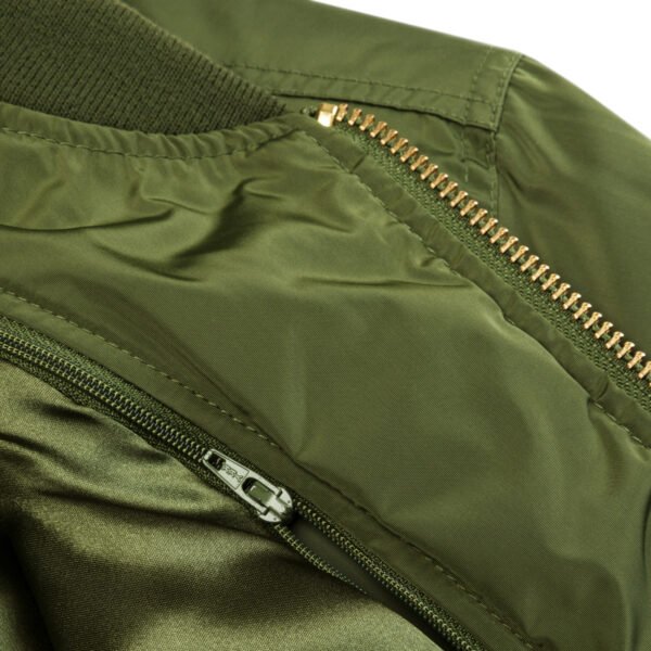 DAMNATIO AD LUDUM. – Premium recycled bomber jacket - unisex - green - Image 16