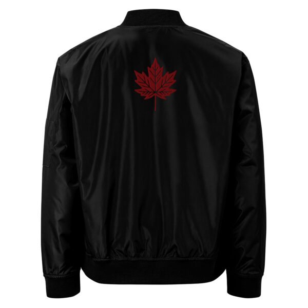 THE TRIBE – Premium recycled bomber jacket - black - Image 18