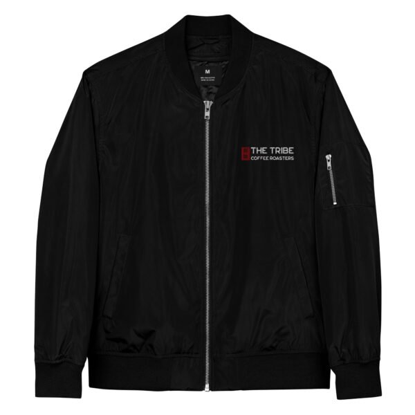 FORTIS FORTUNA ADIUVAT. – Premium recycled bomber jacket - unisex - black - Image 12