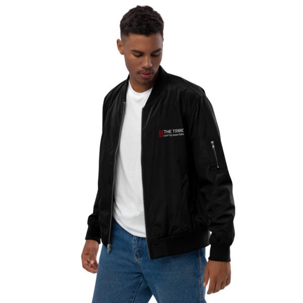 FORTIS FORTUNA ADIUVAT. – Premium recycled bomber jacket - unisex - black