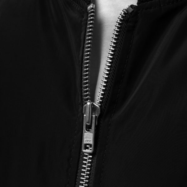 THE TRIBE – Premium recycled bomber jacket - black - Image 20