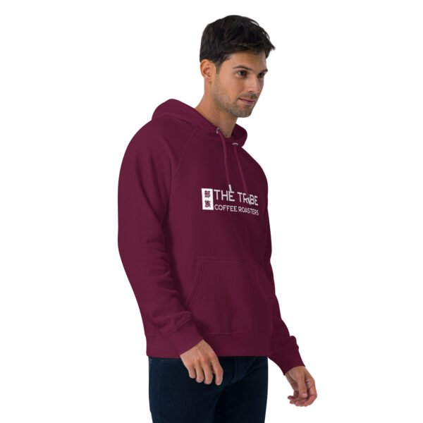 THE TRIBE HOODIE - burgundy - unisex - eco - raglan - Image 14